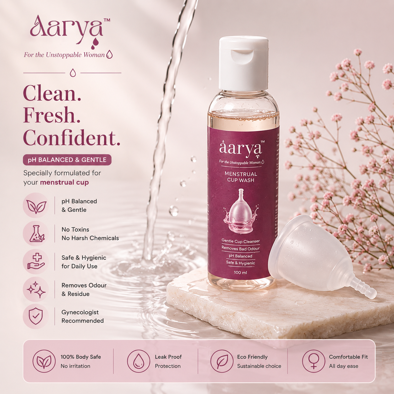 Menstrual Cup + Cup Wash
