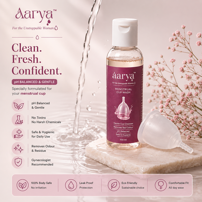 Menstrual Cup + Cup Wash