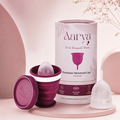 Aarya Cup & Sterilizer Set