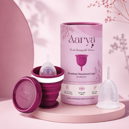 Aarya Cup & Sterilizer Set