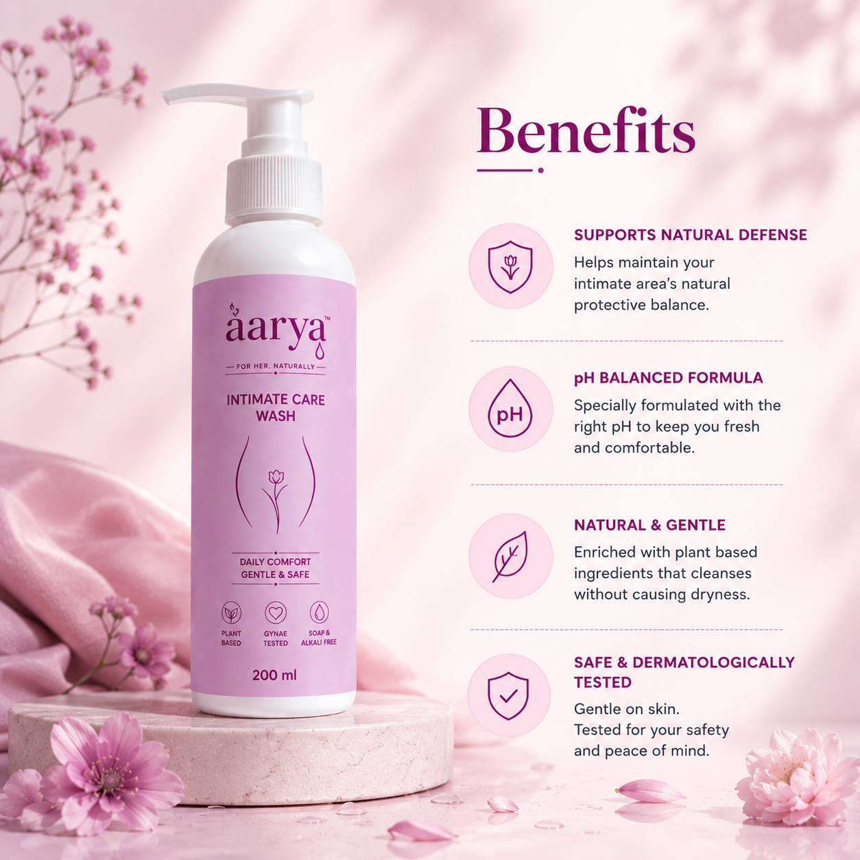 Natural Intimate Hygiene Wash