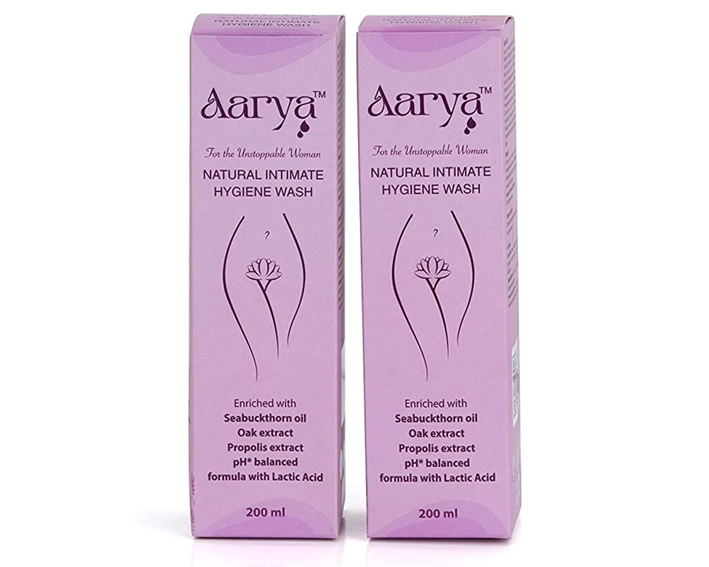 Aarya Natural Intimate Hygiene Wash for Women (Pack of 2)