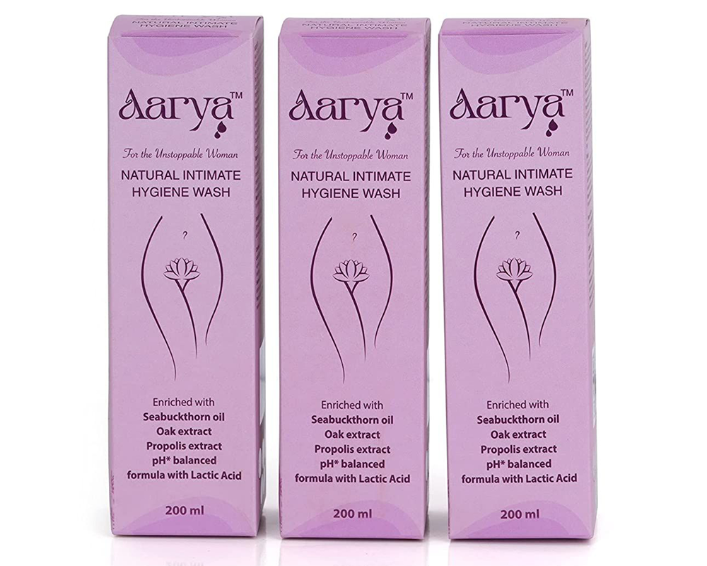 Aarya Natural Intimate Hygiene Wash for Women (Pack of 3)